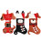 Σετ σερβίτσιων για φούρνο μικροκυμάτων, ασφαλές για πλυντήριο πιάτων, ανθεκτικά 8