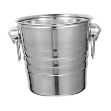Stainless Steel Ice Bucket with Lid for Bars Restaurants Parties Beer and Ice Cube Storage Silver