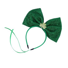 Dog Irish Theme Costume Skirt Headband Photo Props Pet-3