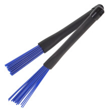 Drum Brushes 1 Pair Nylon Jazz Brushes for Snare Percussion with Ergonomic NonSlip Grip