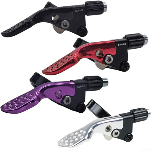 Ergonomic Dropper Seat Post Lever for Enhanced Riding Control 22mm Diameter Design (black) 2