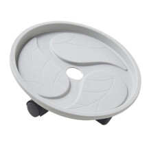 Heavy Duty Plant Caddy with Wheels for Easy Mobility and Large Pot Base with Storage
