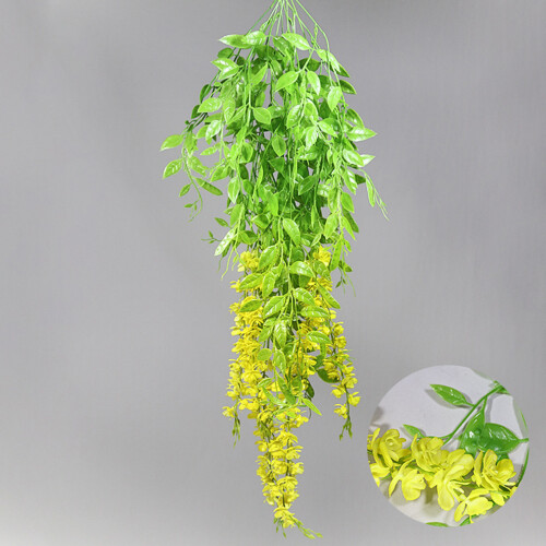 Τεχνητή γιρλάντα Wisteria εσωτερικής διακόσμησης εξωτερικού χώρου, ρομαντική 1