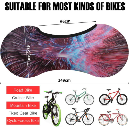 Υψηλής ποιότητας ύφασμα πολυεστέρα spandex, αντισκωριακό κάλυμμα ποδηλάτου γενικής 1