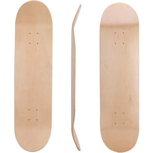 Skateboard Deck, Blank DoubleWarped Skateboard Deck Concave Board Accessories for Skate Scooter 1