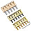 6 Set Bridge Saddle for Solid Brass Electric Guitar Code String Pull ( 3