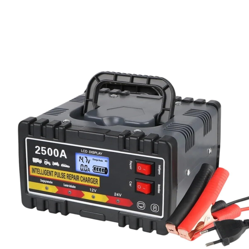 Car Battery Charger 12V 24V Fast Charging Intelligent Multidevice Xr200w Black 9001264732165