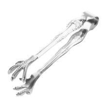 Ice Tongs Stainless Steel Serving Tongs Rust Proof Easy Grip for Kitchen Bar Coffee Tea Parties