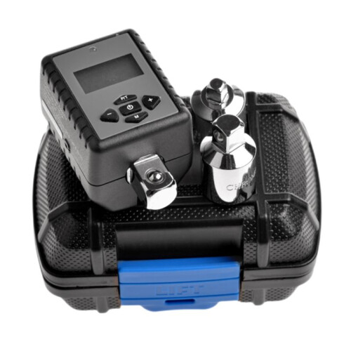 Digital Torque Wrench Gauge Electronic Tool Set,10-200NM with Adapter 1
