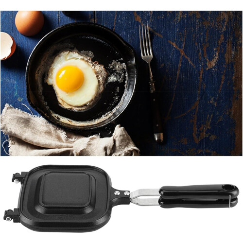 Non Stick Sandwich Maker Double Sided Frying Pan for Multi Purpose Kitchen Cooking 2