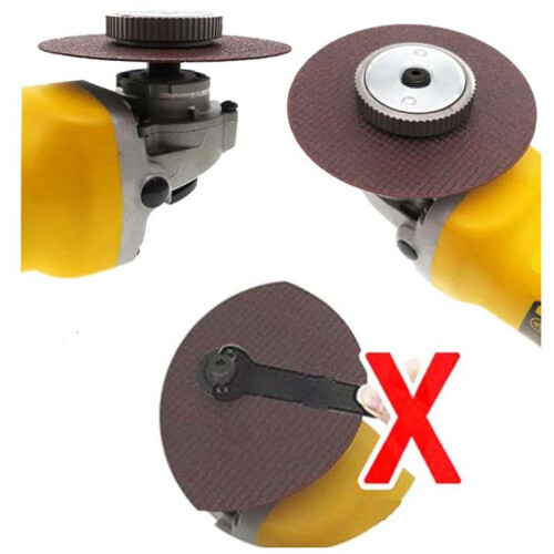 Angle Grinder Pressure Plate, M14 Quick Release Clamping Flange Nut-Si 2