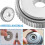 Angle Grinder Pressure Plate, M14 Quick Release Clamping Flange Nut-Si 4