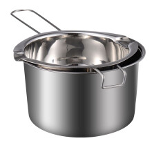 Chocolate Melting Pot 304 Stainless Steel 400ml Double Boiler for Butter Baking and Candy Making
