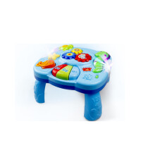 Auxílio para levantar e andar para crianças pequenas, 0,73 kg, mesa de aprendizagem interativa com recursos de estimulação sensorial para
