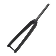 11/8 Road Bike Fork, 3K T800 Carbon Fiber, 100x12mm Thru Axle, 45mm Offset Flat Disc (Matte)