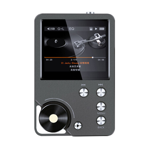 DSD256 HiFi-MP3-Player, 320 x 240 Display,-128 GB