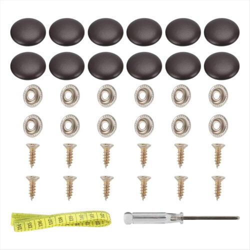 1Set Leather Snap Upholstery Buttons Fit for Tufting Furniture Bed Sof