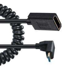 2.1Version Mini Video Camera Male Female Coiled Spring-Downward