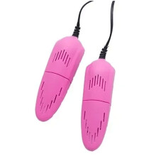 Electric Shoe Dryer and Boot Dryer with Fast Heat Circulation, Odor Removal, Overheating Protection, Pink EU