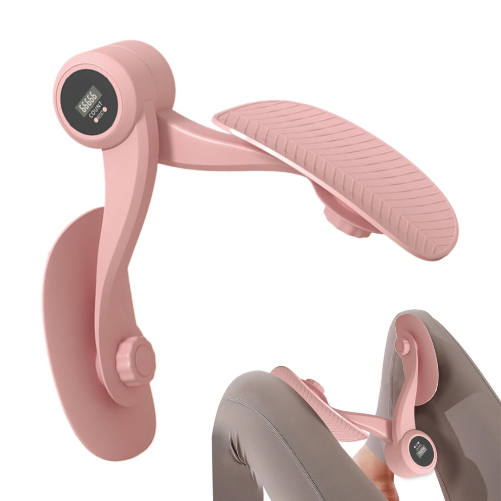 Pink Pelvic Floor Trainer, Ergonomic Vibration Device With Adjustable Intensity For Muscle Strengthening,