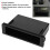 Universal Car Double 1 Din Dash Cup Holder Storage Box Plastic for Stereo Radio 7