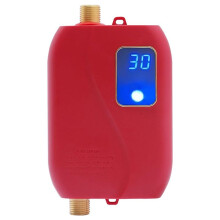 Water Heater, 3000W Wall-Mounted Instant Hot Heater with LED for Dail