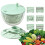 Salad Spinner  Salad Dehydrator, Pump Spinner  Multiple Uses Modernized Salad Preparation Dryer 1