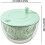 Salad Spinner  Salad Dehydrator, Pump Spinner  Multiple Uses Modernized Salad Preparation Dryer 5