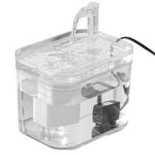 Automatischer Trinkwasserspender mit Zirkulationsfluss, 1 L, Großer Trinkbrunnen für Haustiere, Trinkwasser für Kätzchen und Hunde