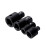 4PC Black Sleeve Conversion Head Steel Ball Mutual Joint 4