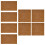 4pcs Coconut Fiber Substrate Liner for Reptiles-S 4 PCS 2