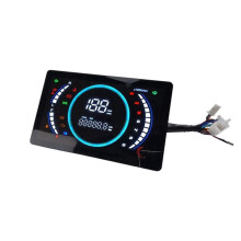 12 V Universal Einstellbarer Digitaler LED-Motorrad-Tachometer Drehzahlmesser mit Temperaturanzeige 199 Km/H