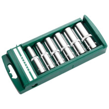 6 Pieces Of 1/2Inch External Socket with Long Hexagonal Head and Combi
