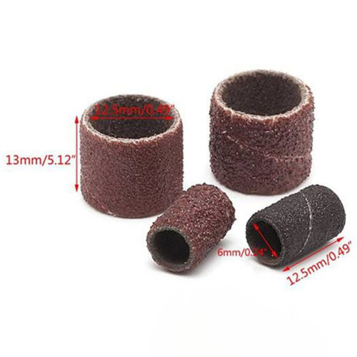 104-Piece Sanding Belt Socket Drum Sander Set Nail Drill Coarse 4 Spin 2