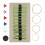 13Pairs Aluminum Interchangeable Circular Knitting Needle with 1