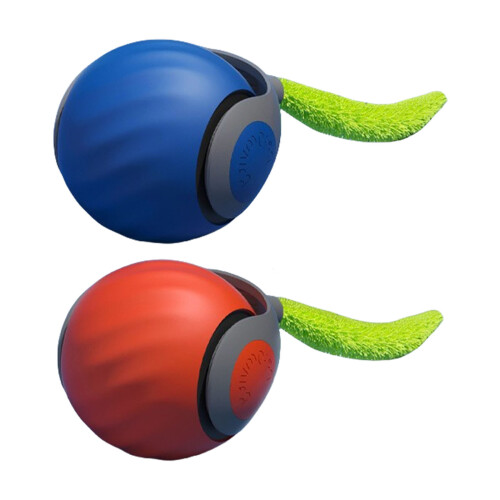 USB Rechargeable Cats Toy Teaser Ball With-Blue 1