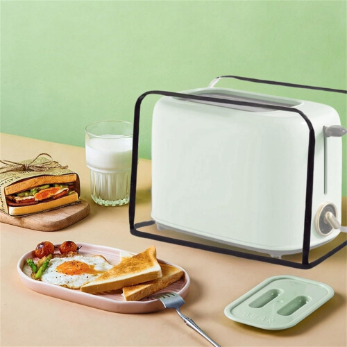 Dustproof Transparent Toaster Cover for 2 Slices, For The Kitchen 1