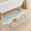 Beach Bathroom Rugs Coastal Seashell Bath Mat Funny Extra Soft Tufted 4