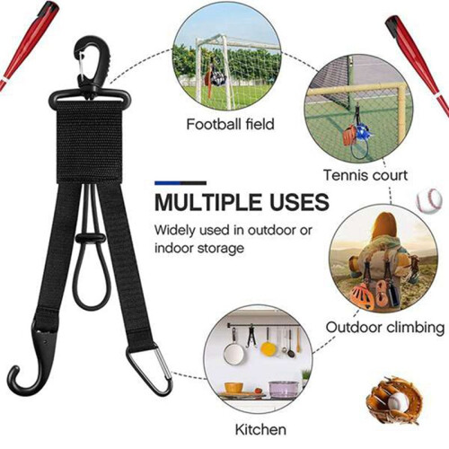 Baseball Bat Glove Backpack Buckle Helmet Hook Ribbon Strap Clip Softb 2