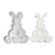 Silicone Candle Molds Stacking Eggs Bunnies Shape Silicone Molds