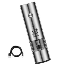 Stainless Steel Spices Mill Set Feature-Stainless steel colo