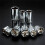 10 Pieces Of 3/8 Inch External Socket Short Hexagon Head Sleeve Combin 5