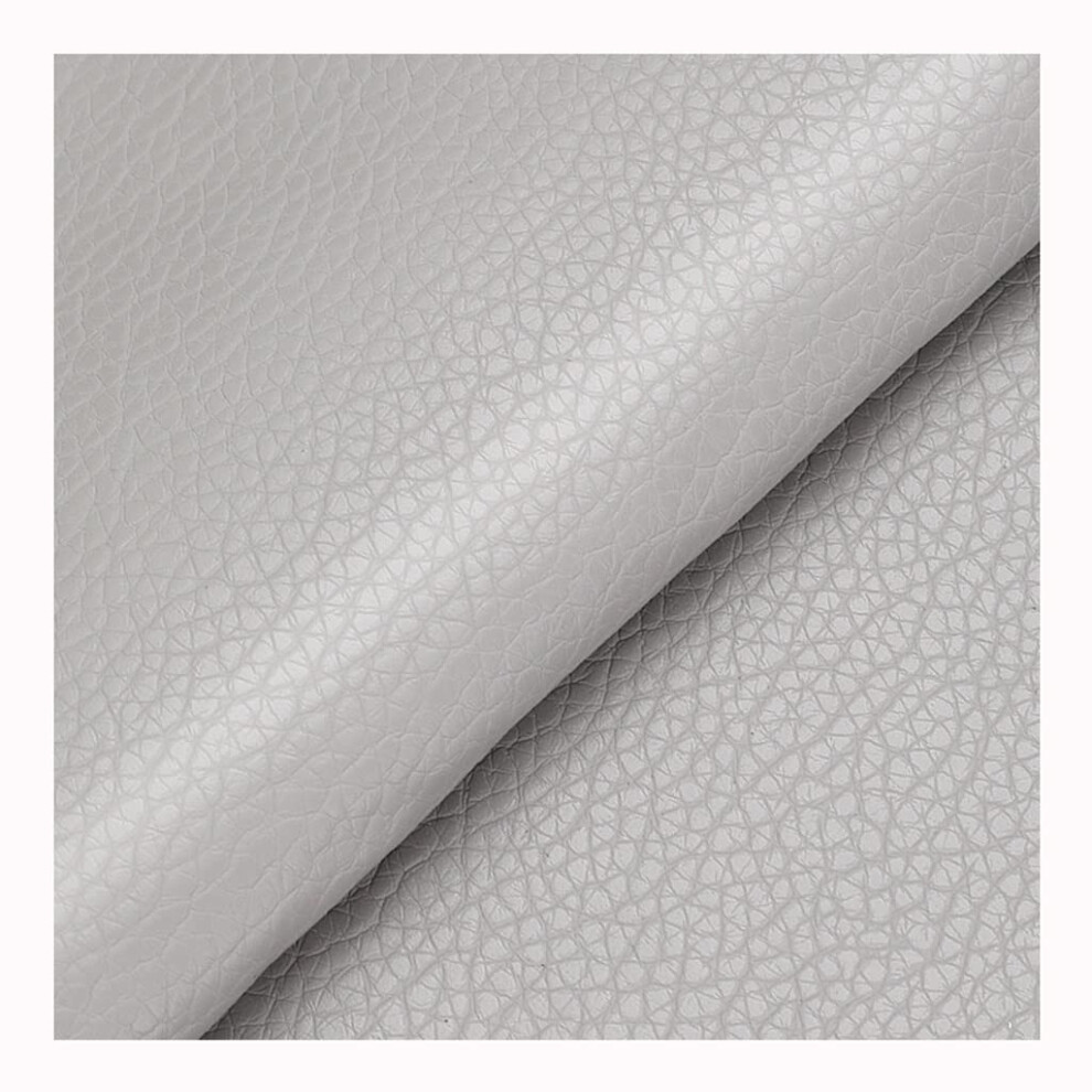 Leather Patch Selfadhesive Waterproof Tape For Sofa Couch Car Seat, 50X137cm Light/Gray 9001264734640