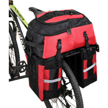 Compañero de carga para bicicleta, bolsa multifuncional impermeable para portaequipajes de bicicleta para aventuras en cualquier clima, mochila