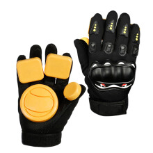 Downhill Slide Gloves with Slider Pucks Longboards Palm Gloves for Skateboarding, Roller Skating, Gliding Ref: 9018