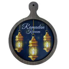 Ronde Eid-displaybak van hoge kwaliteit met handvat,-groot