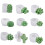9/10pcs 3D Succulent Silicone Molds for Artistic-Nine piece set 1