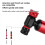 Mini Bicycle CO2 Pump Portable Tire Inflator Schrader Presta Adapter M 6