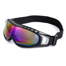 Gafas de moto de material TPU a prueba de polvo, gafas tácticas para exteriores con correa elástica alta, lente de PC reforzada que proporciona