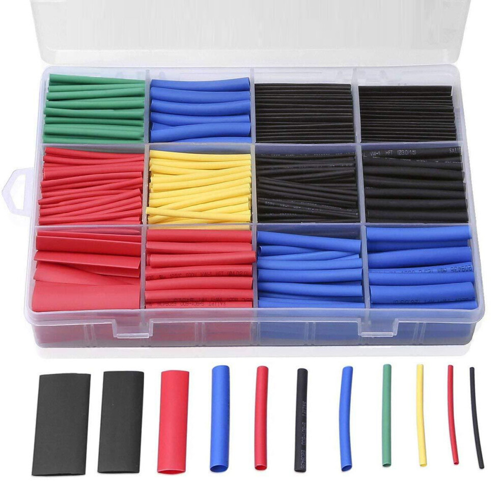 Electrical Waterproof Heat Shrink Tape For Wire Management, 2:1 Shrinkage Ratio Heat Shrink Tubing Kit, Premium Large Electrical For Industrial Applic 9454554029306